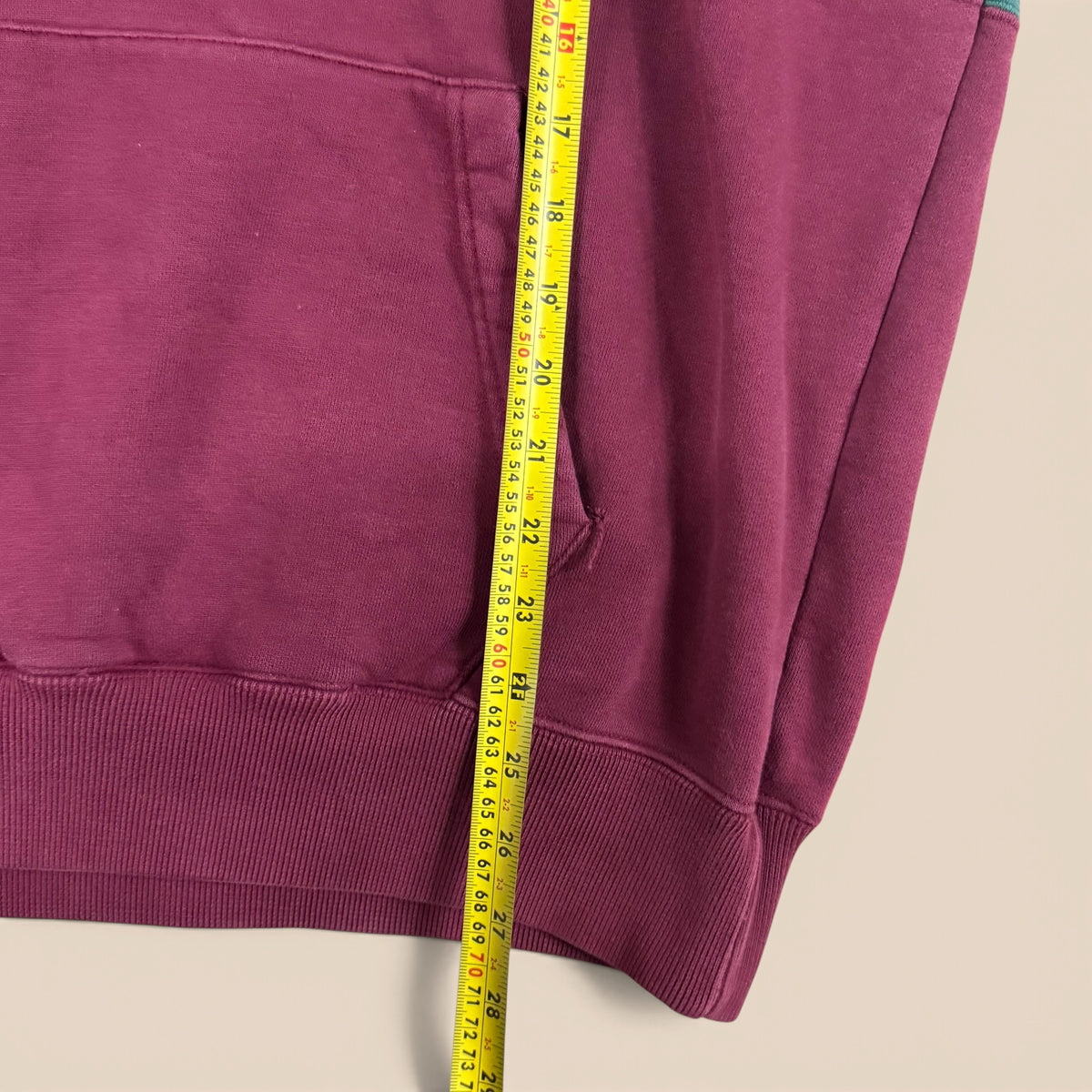 Vintage Brooks Brothers All Cotton Color Block Hoodie Medium