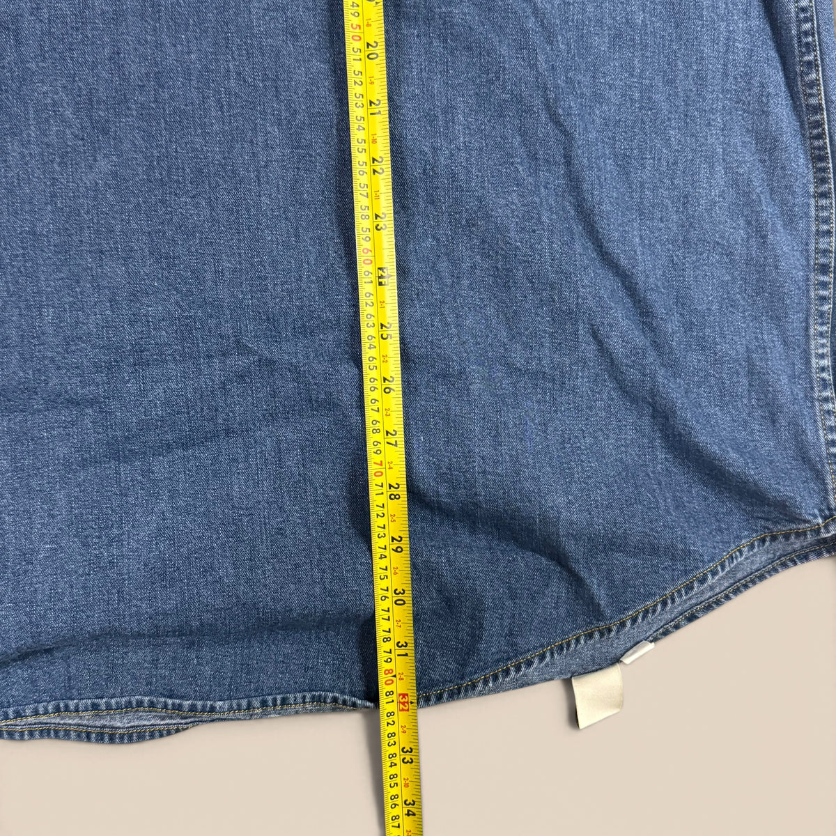 Orvis Denim Popover Shirt XL
